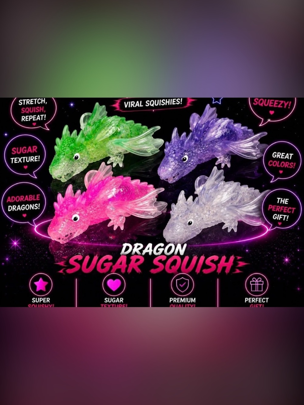 Dragon Sugar Squishies